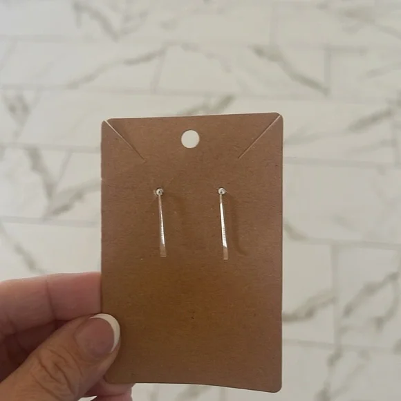 Israel sterling silver Topaz Earings - Picture 2 of 10